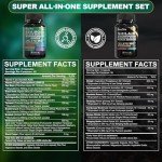 Shilajit and Sea Moss Men's Supplement Bundle
