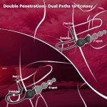 Vibrating Anal Beads and Cock Ring Set for Men