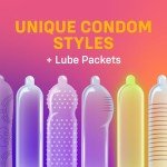 ONE® Mixed Pleasures™ Condom Variety Pack - 24 Count