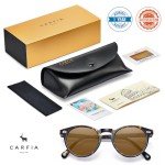 CARFIA Retro Polarized Sunglasses for Men UV400