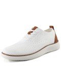 VILOCY Men's Lightweight Dress Sneakers - White