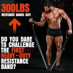 Heavy Resistance Bands Set for Men - 300LBS