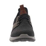 Skechers Men's Classic Delson-Camden Sneakers, Black/Grey