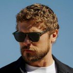 Men's Polarized Round Square Sunglasses by WMP