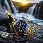 Stuhrling Men's Dive Watch with Blue Dial