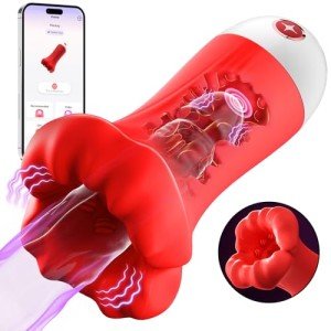 Uoffile 4-in-1 Male Masturbator with Remote Control
