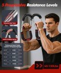 Adjustable 5-Level Arm Trainer for Home Workouts