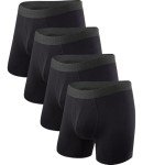 Bamboo Cool Men's Performance Boxer Briefs - 4 Pack