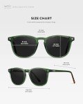 Men's Polarized Round Square Sunglasses by WMP