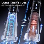 Men's Penis Pump with APP Control & Sleeves