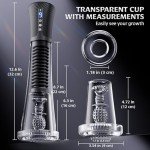 Men's Penis Pump with APP Control & Sleeves
