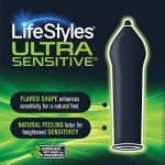 LifeStyles Ultra Sensitive Lubricated Latex Condoms - 12 Pack