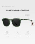 Men's Polarized Round Square Sunglasses by WMP