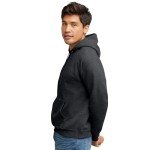 Hanes EcoSmart Men's Charcoal Hooded Sweatshirt - XL