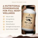 Grass Fed Beef Liver Capsules - 180 Count