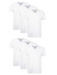Hanes Men's Cotton Moisture-Wicking V-Neck Undershirts
