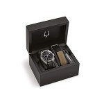 Bulova Men's Lunar Pilot 6-Hand Quartz Watch Set