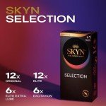 SKYN Selection Non-Latex Condoms Variety Pack, 36 Count