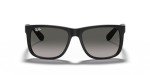 Ray-Ban Justin Rectangular Sunglasses in Black/Grey