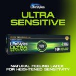 LifeStyles Ultra Sensitive Latex Condoms Value Pack
