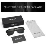 ZENOTTIC Men's Polarized Square Sunglasses - UV400 Protection