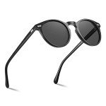 CARFIA Retro Polarized Sunglasses for Men UV400