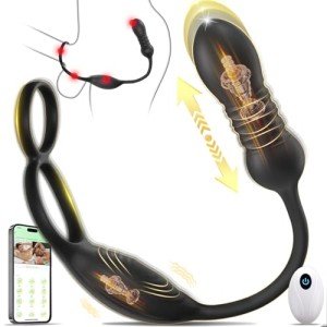 Prostate Massager & Vibrating Cock Ring for Men