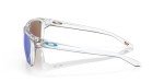 Oakley OO9448 Sylas Rectangular Sunglasses, Clear/Sapphire