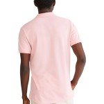 AEROPOSTALE Men's Pink Dream Polo - Small