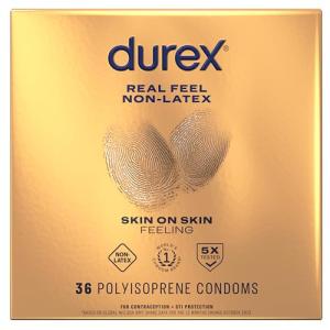 Durex Avanti Bare Non-Latex Lubricated Condoms, 36 Count