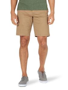 Lee Men's Stretch Flat Front Shorts in Khaki