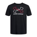 Under Armour Men's Black/Red/White Short Sleeve T-Shirt