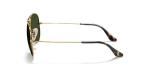 Ray-Ban Classic Aviator Sunglasses, Gold/Green