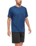 Kinglaman Men's Quick-Dry Athletic Workout Shirts