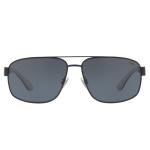 Ralph Lauren Matte Blue Metal Pilot Sunglasses