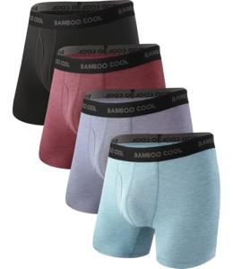 Bamboo Cool Men's Breathable Boxer Briefs Multipack