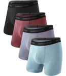 Bamboo Cool Men's Breathable Boxer Briefs Multipack