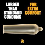 Trojan Magnum Raw Large Thin Condoms, 24 Count