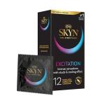 SKYN Excitation Studded Condoms - 12 Ultra-Thin