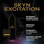 SKYN Excitation Studded Condoms - 12 Ultra-Thin