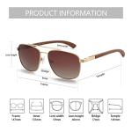 ZENOTTIC Polarized Aviator Sunglasses for Men