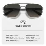 Ray-Ban RB3663 Square Sunglasses with Eyewear Kit