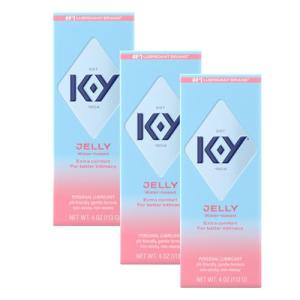 K-Y Jelly Classic Water-Based Personal Lubricant 3 Pack