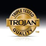 TROJAN Ultra Ribbed Premium Lubricated Condoms - 12 Pack
