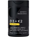 Sports Research Vitamin D3 + K2 Softgels 60ct