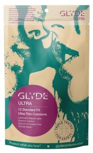 GLYDE Ultra Thin Vegan Condoms - 12 Pack