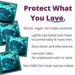 GLYDE Ultra Thin Vegan Condoms - 12 Pack