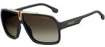 Carrera 1014/S Black and Grey Men's Sunglasses