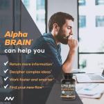 ONNIT Alpha Brain Focus & Memory Capsules 90 Count