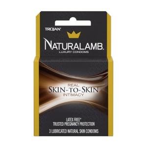 Trojan NaturaLamb Latex-Free Luxurious Lubricated Condoms